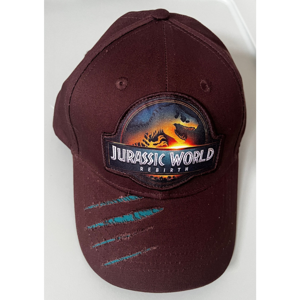 Jurassic World Rebirth Promo Hat Cap Scratch Claw Marks Universal 2025 NEW RARE